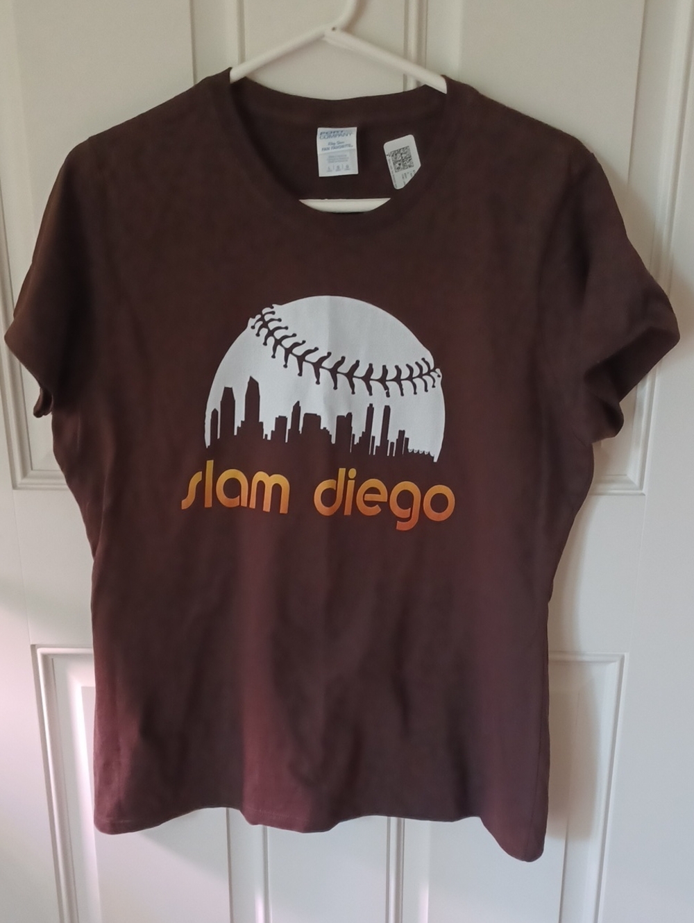 Port and Company Brown 'Slam Diego' Short Sleeve Tee